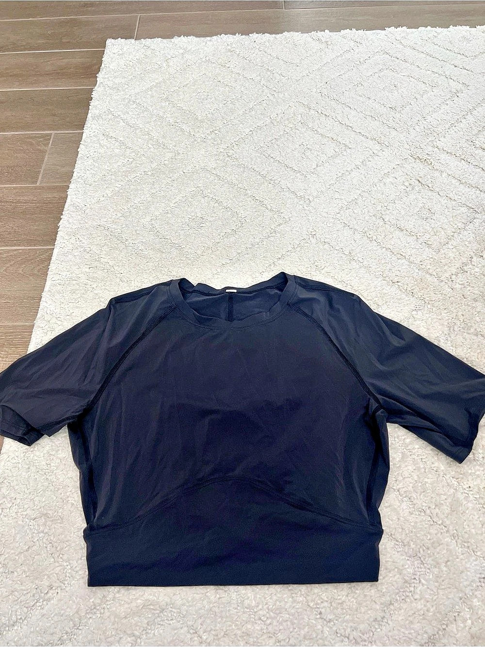 lululemon Sculpt Short-Sleeve Shirt Black Athletic Top